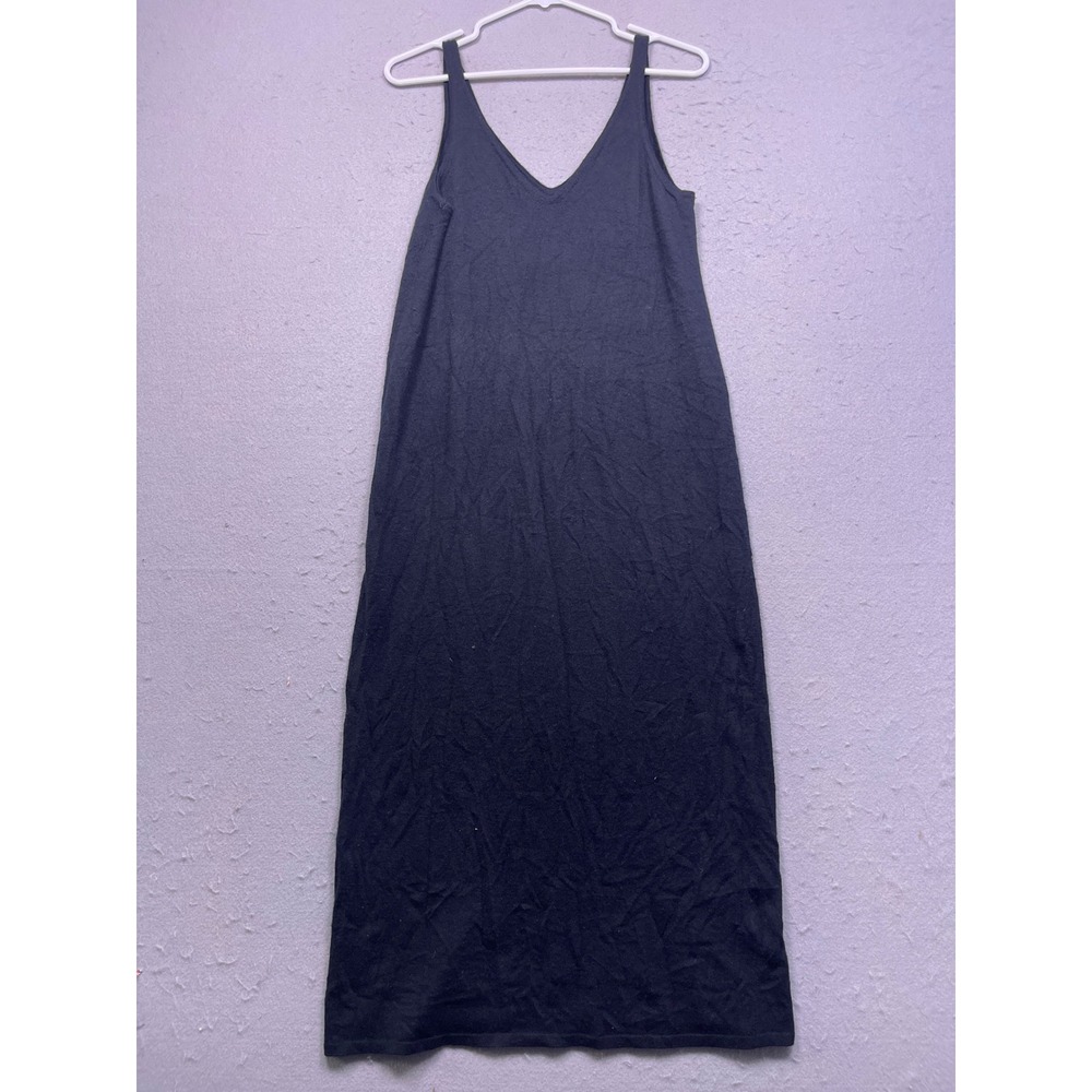 NAADAM Maxi Dress 100% Cashmere Black Size Small Womens